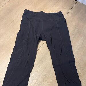 Athleta Kids Charcoal Leggings